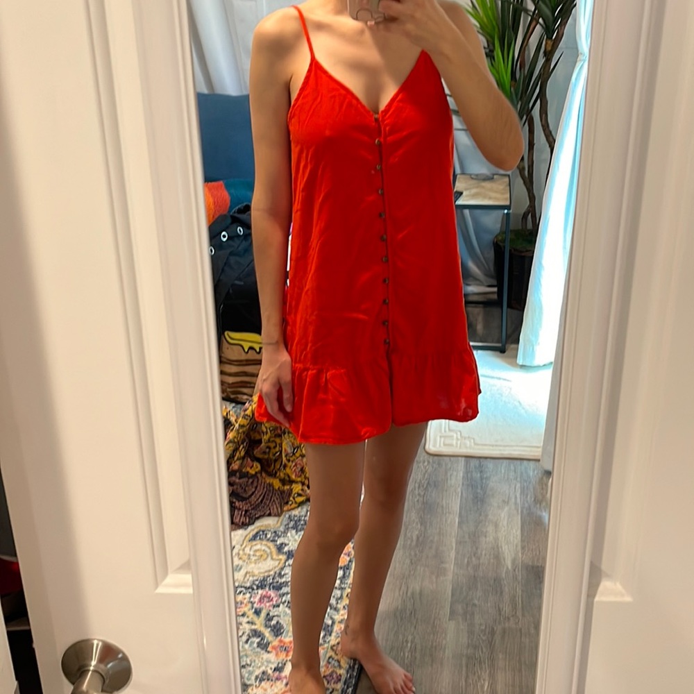 Red American Eagle mini dress